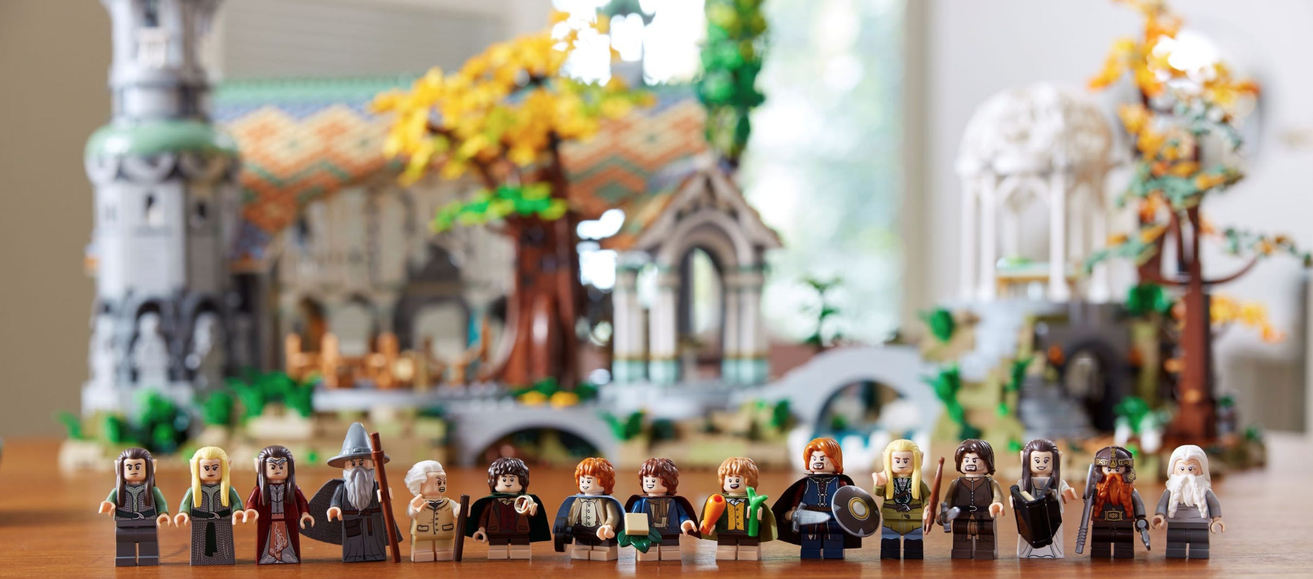 The LEGO Rivendell minifigures