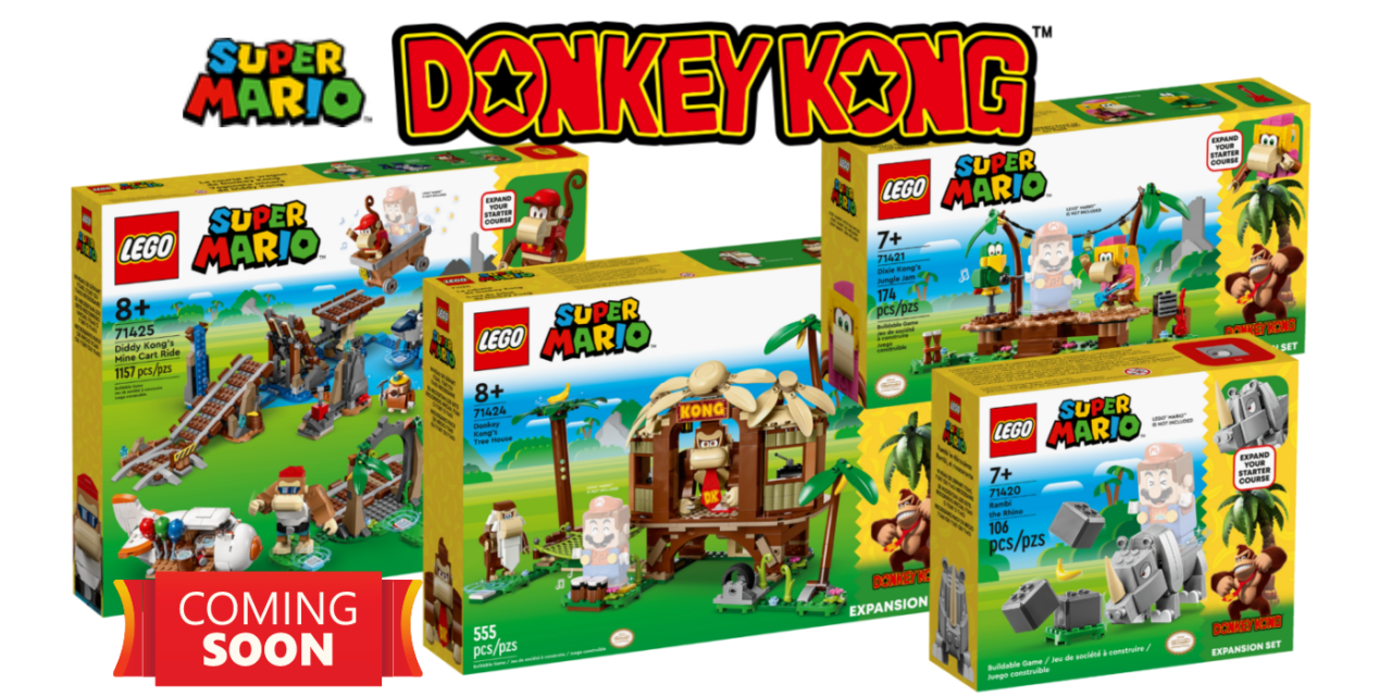 Donkey Kong Sets Revealed