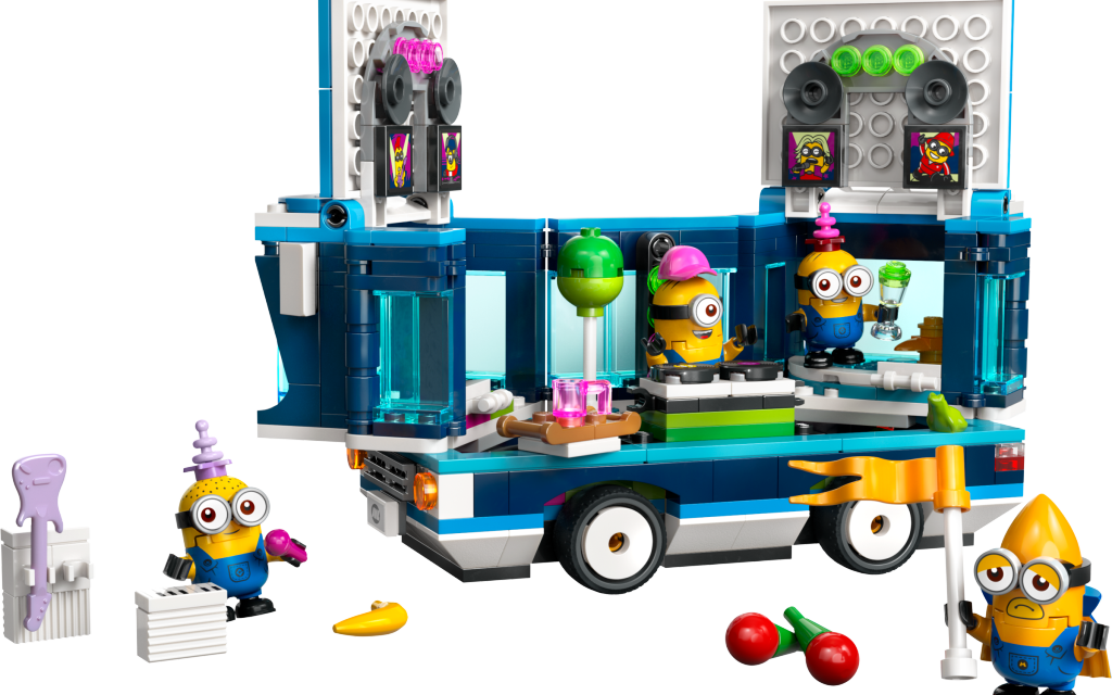 Minions’ Music Party Bus Revealed