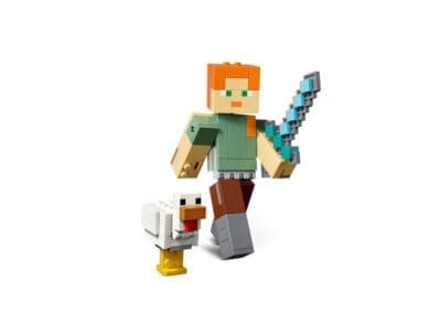 Minecraft-Alex-BigFig-with-Chicken-