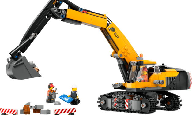 Yellow Construction Excavator Revealed