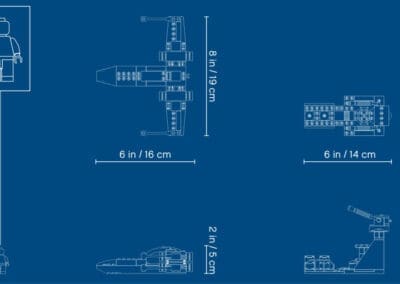 X-wing Starfighter Trench Run -