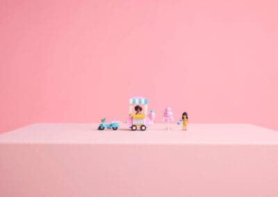 Cotton Candy Stand and Scooter -