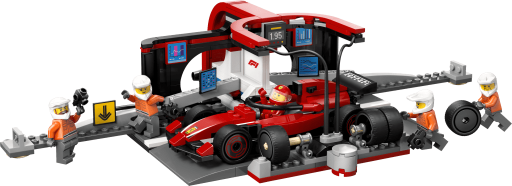 F1 Pit Stop & Pit Crew with Ferrari Car Revealed