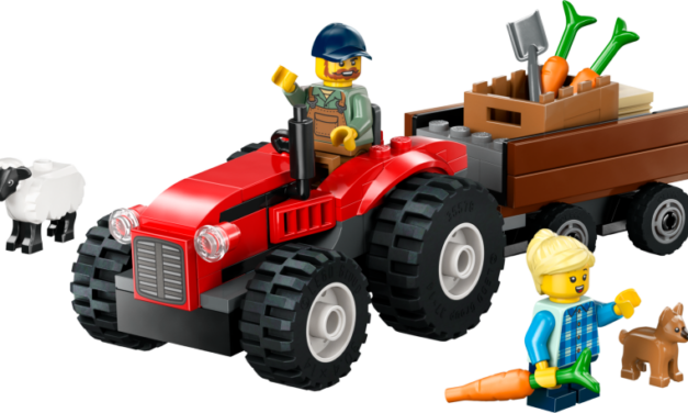 Red Farm Tractor with Trailer & Sheep Revealed