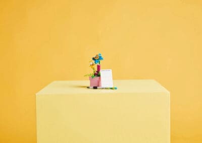 Typewriter with Flowers -