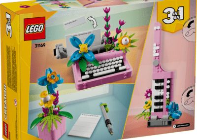 Typewriter with Flowers -