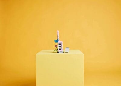 Typewriter with Flowers -