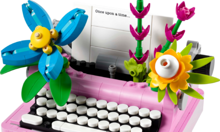 Typewriter with Flowers Revealed