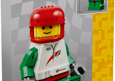 Up-Scaled Racing Driver Minifigure -