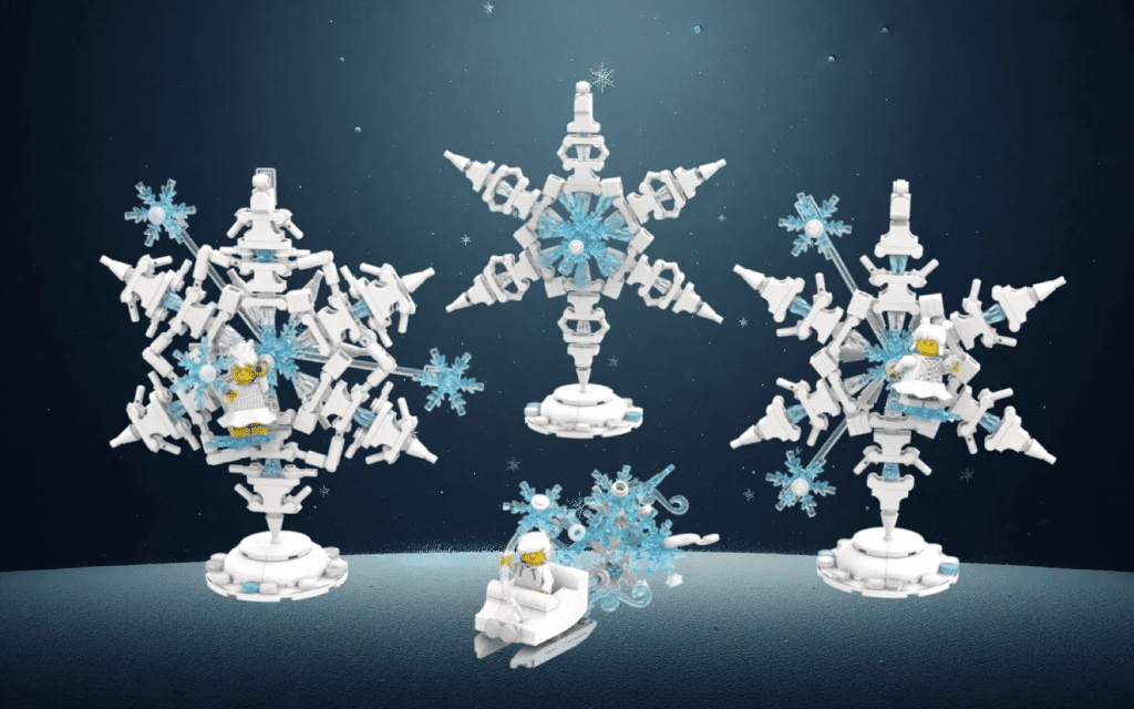 Little Snowflakes Gone Travelling – Ornament Set – Ideas Spotlight