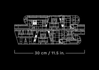 Brick-Built Star Wars Logo -