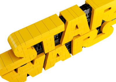 Brick-Built Star Wars Logo -