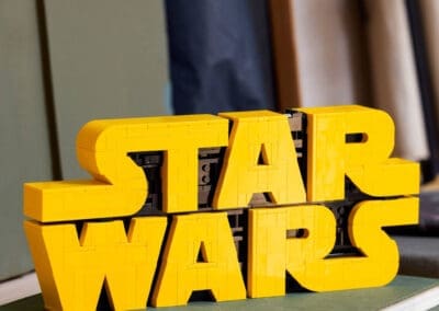 Brick-Built Star Wars Logo -