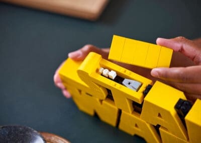 Brick-Built Star Wars Logo -