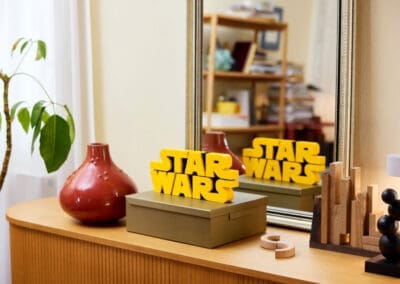 Brick-Built Star Wars Logo -