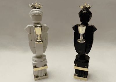 Medieval Chess Set With Storage Drawer -