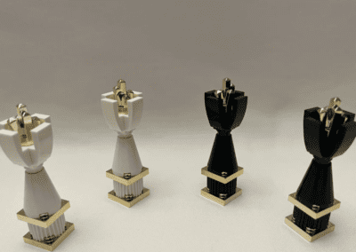 Medieval Chess Set With Storage Drawer -