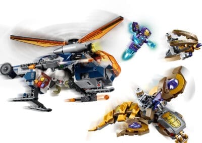 Avengers Hulk Helicopter Rescue -