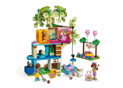 Cat Birthday Party & Tree House -