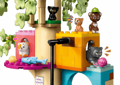 Cat Birthday Party & Tree House -