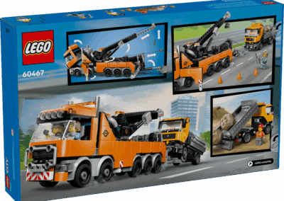 Heavy-Duty Recovery Tow Truck with Crane -