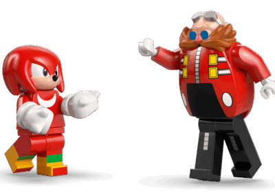 Knuckles vs Dr Eggman Egg Crusher Mech -