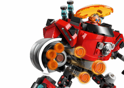 Knuckles vs Dr Eggman Egg Crusher Mech -