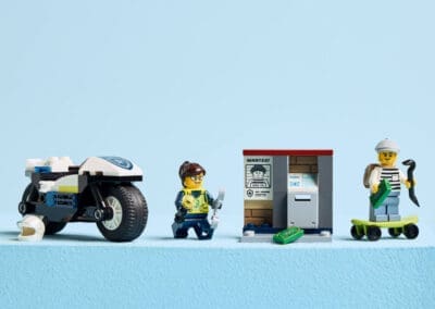 Police Motorcycle Chase -