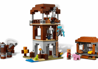 The Pillager Outpost and Ravager -