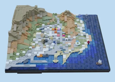 Table Mountain City LEGO Tribute to Cape Town -