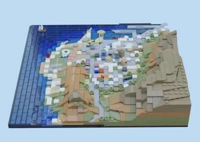 Table Mountain City LEGO Tribute to Cape Town -