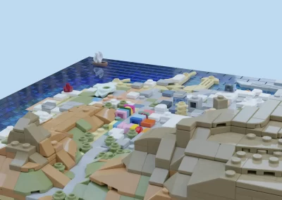 Table Mountain City LEGO Tribute to Cape Town -