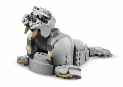 Wild Animals: Majestic Rhino with Birds -