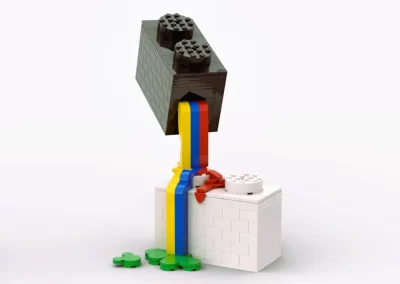 Abstract Brick Sculptures -