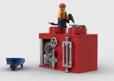 Abstract Brick Sculptures -