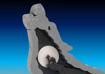 Grey Wolf - Forest Hunter - Statue -