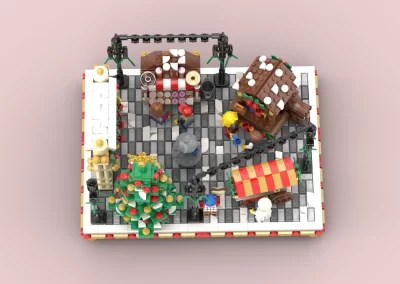 Traditional European Christmas Market -