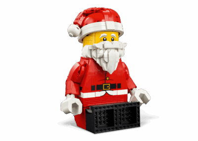 Up-Scaled Santa Minifigure -