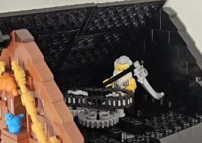 Working LEGO Pendulum Clock -