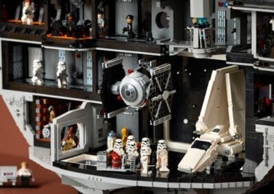 TIE Fighter with Imperial Hangar Rack -