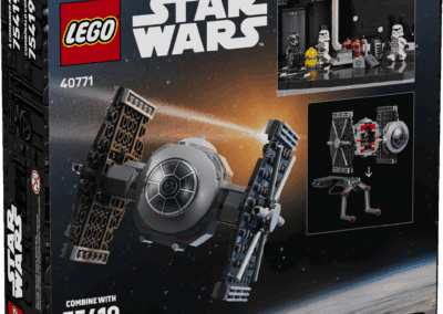 TIE Fighter with Imperial Hangar Rack -